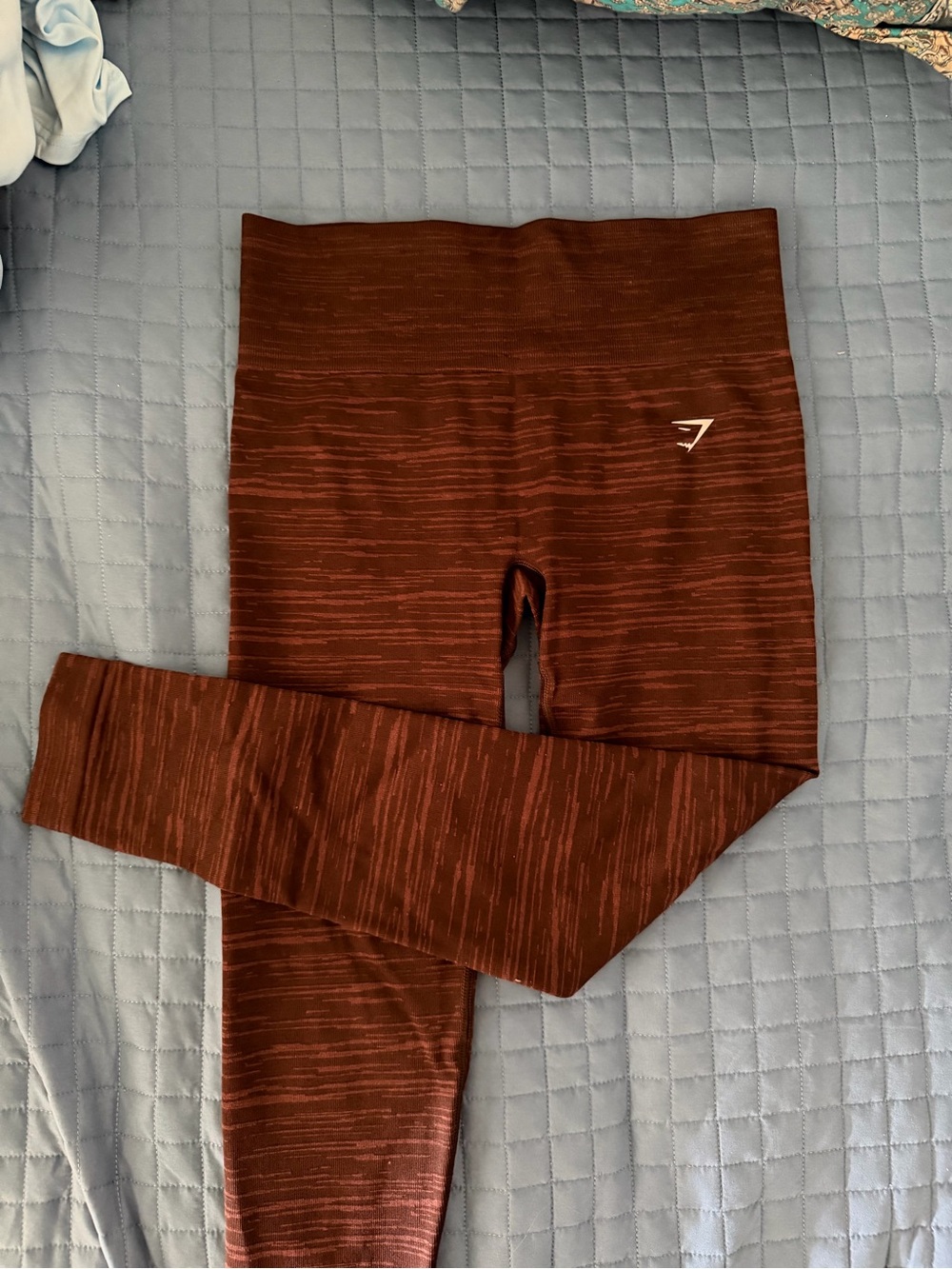 Gymshark Rust Seamless High-Waist Leggings